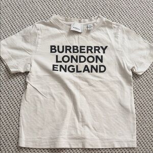 Burberry Kids Beige Graphic Tee
